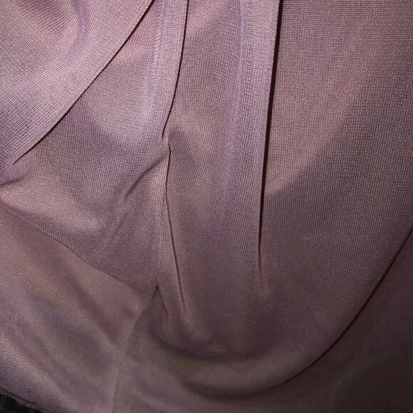 Davids Bridal Size 4 Rose Gold Backless Sleeveless Bridesmaid Maxi Dress Damaged - Picture 15 of 16